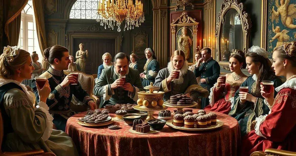 A Chegada do Chocolate às Cortes Europeias