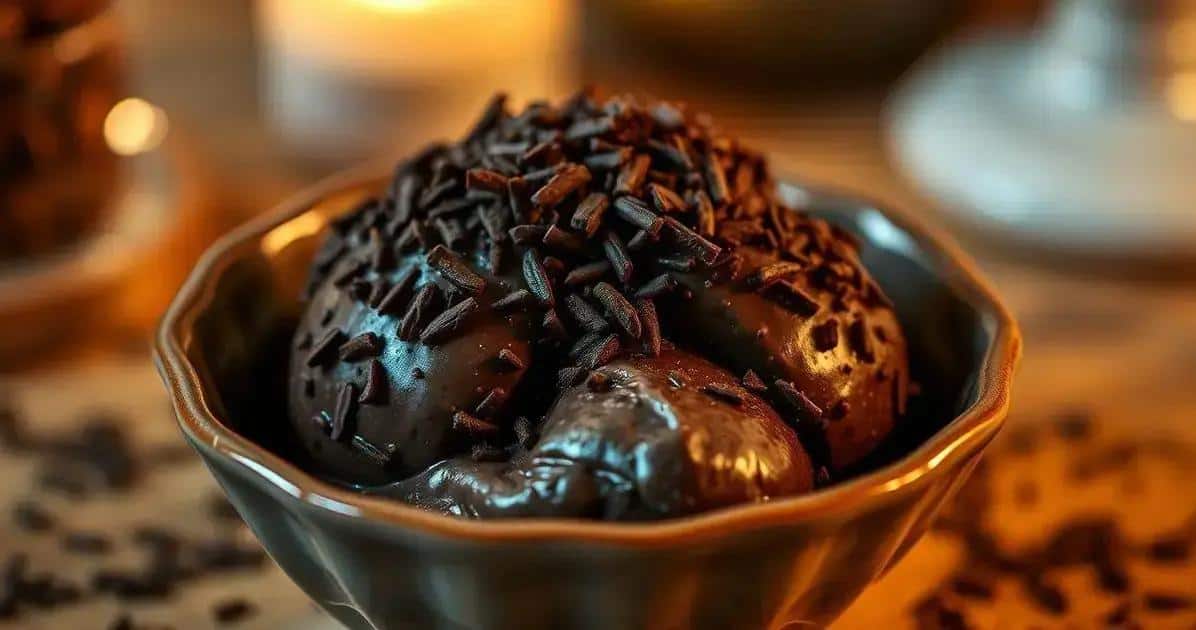 Brigadeiro Beijo de Menina: Cremoso, Doce e Perfeito para Comer de Colher