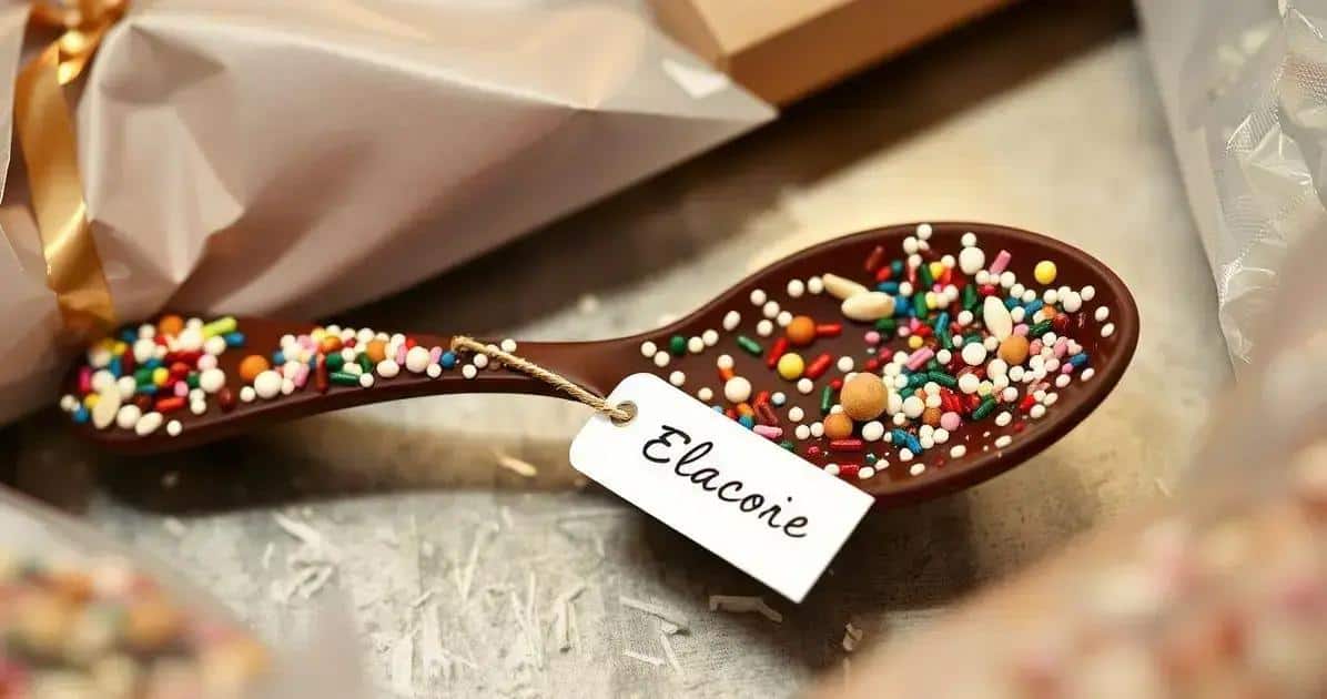 Como decorar suas colheres de chocolate