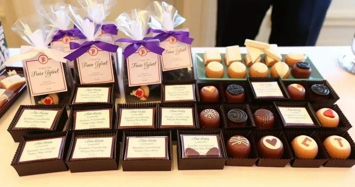 Como Presentear seus Convidados com Chocolates Especiais