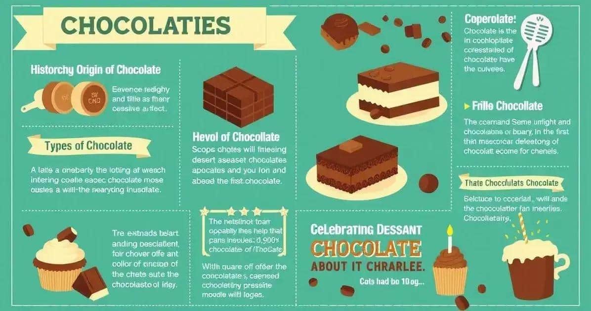 Curiosidades sobre sobremesas com chocolate