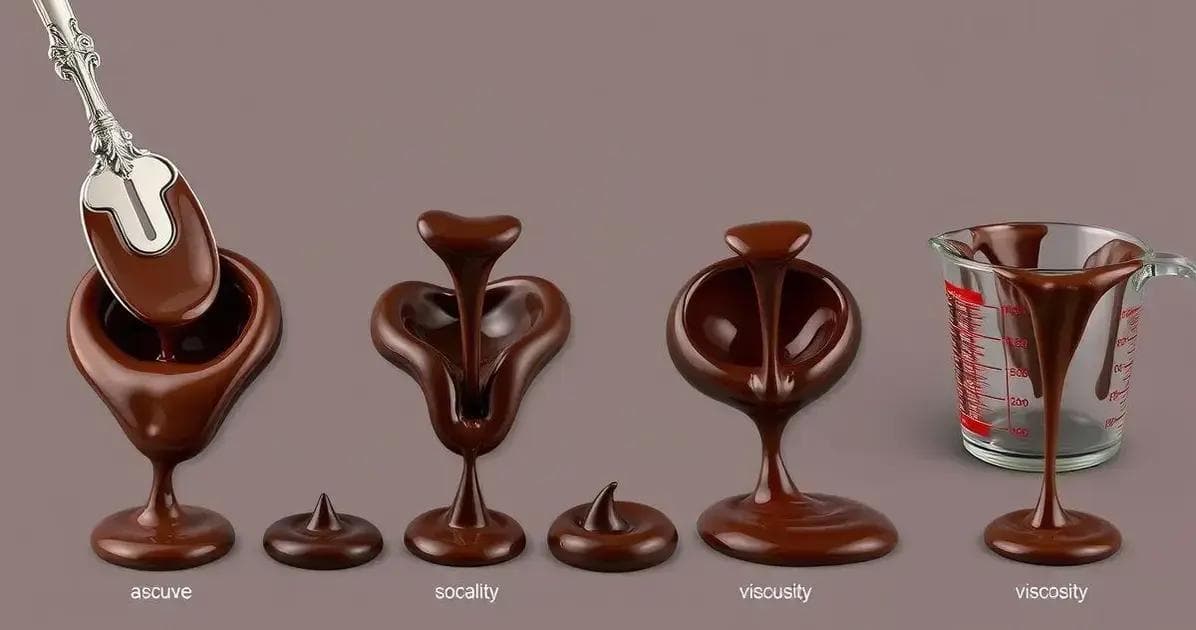 Curiosidades sobre viscosidade do chocolate