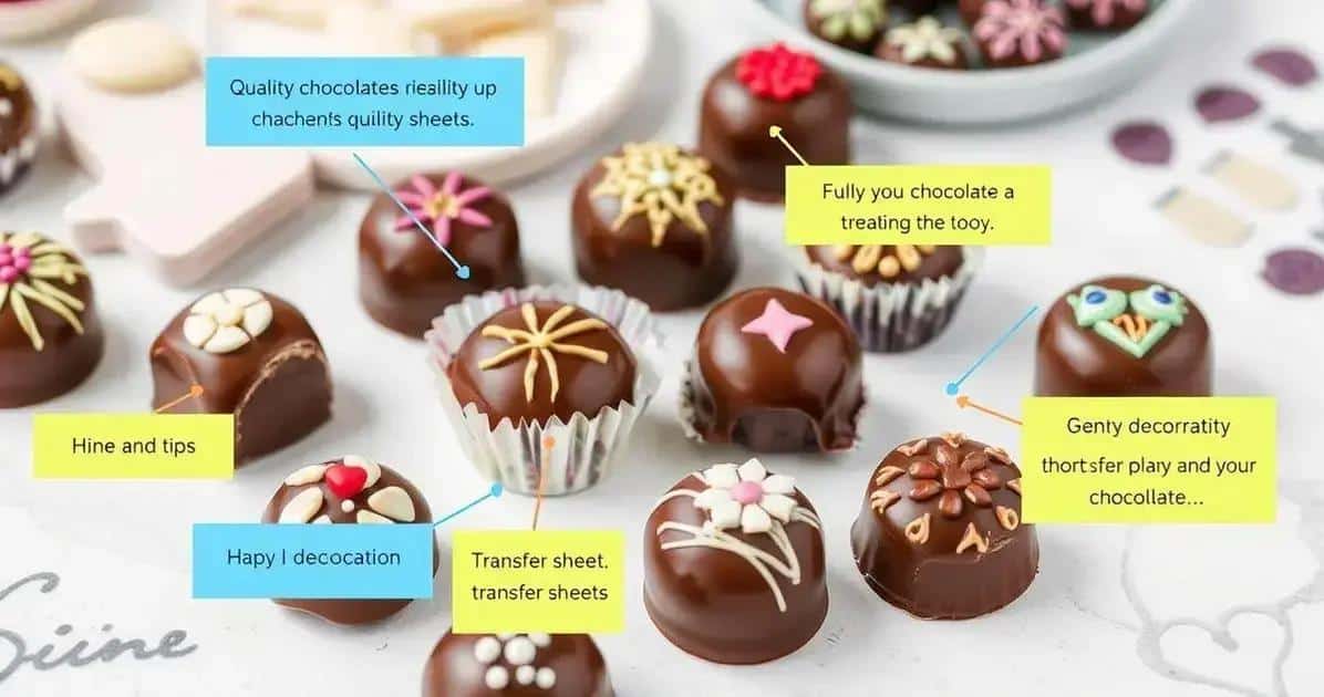 Dicas para Acertar no Chocolate Decorado