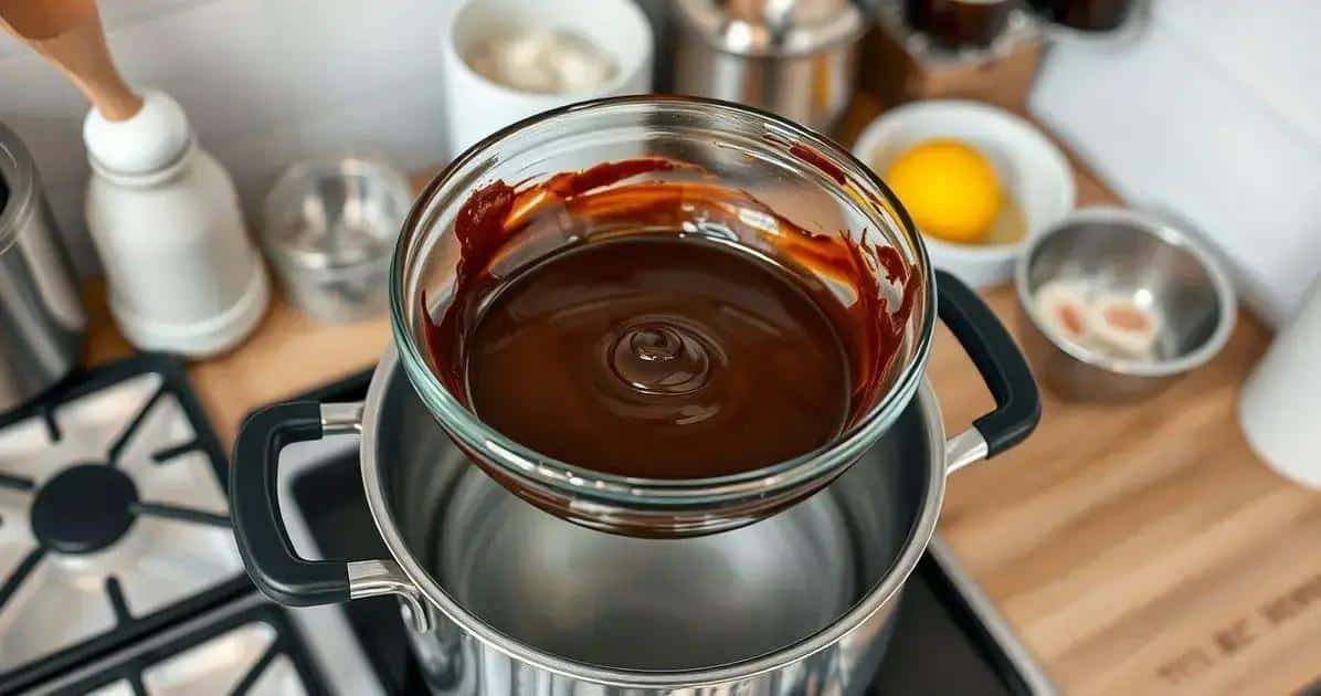 Dicas para derreter o chocolate corretamente