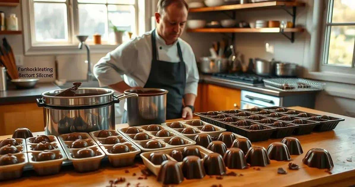 Erro mais comum ao usar chocolate em forma de silicone