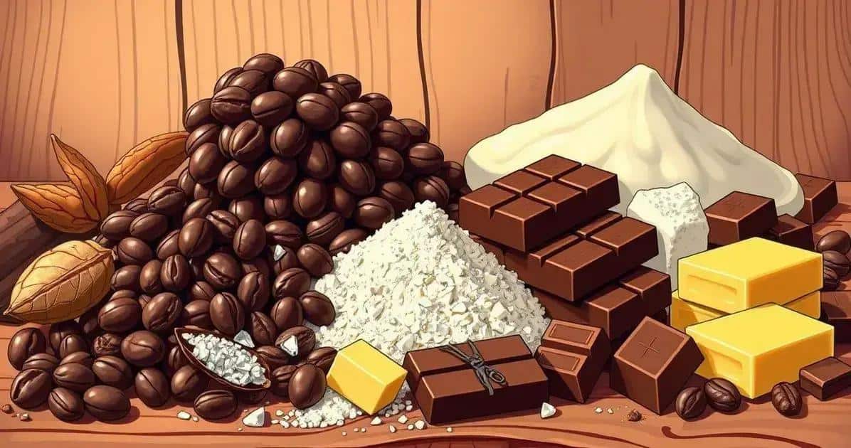 Ingredientes do chocolate: do cacau à barrinha