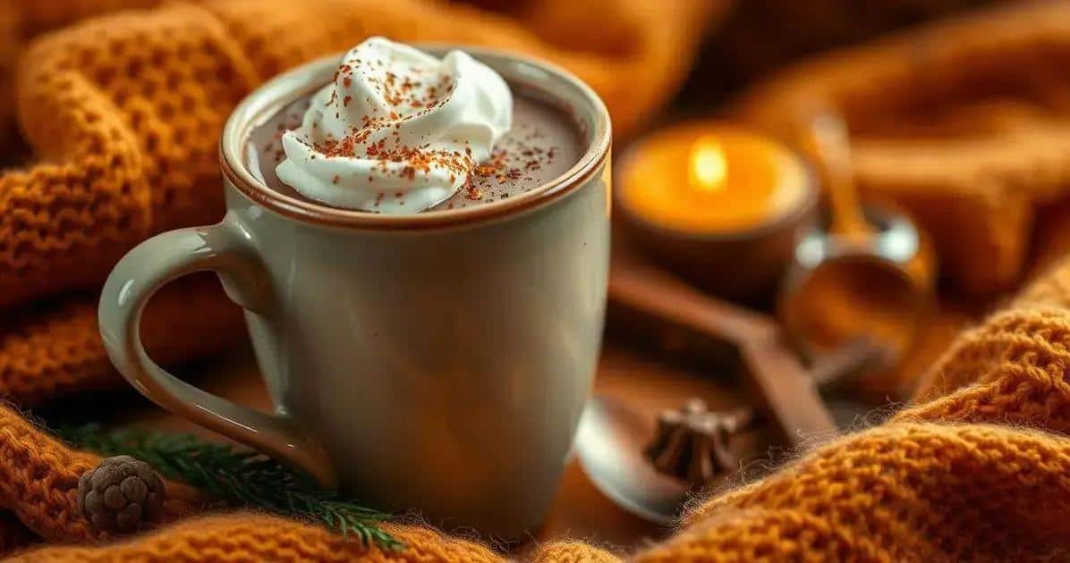 Ingredientes para Chocolate Quente com Pimenta Suave