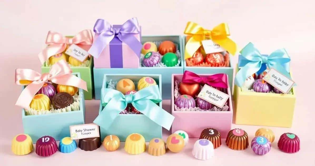 Ingredientes para Lembrancinhas com Chocolate