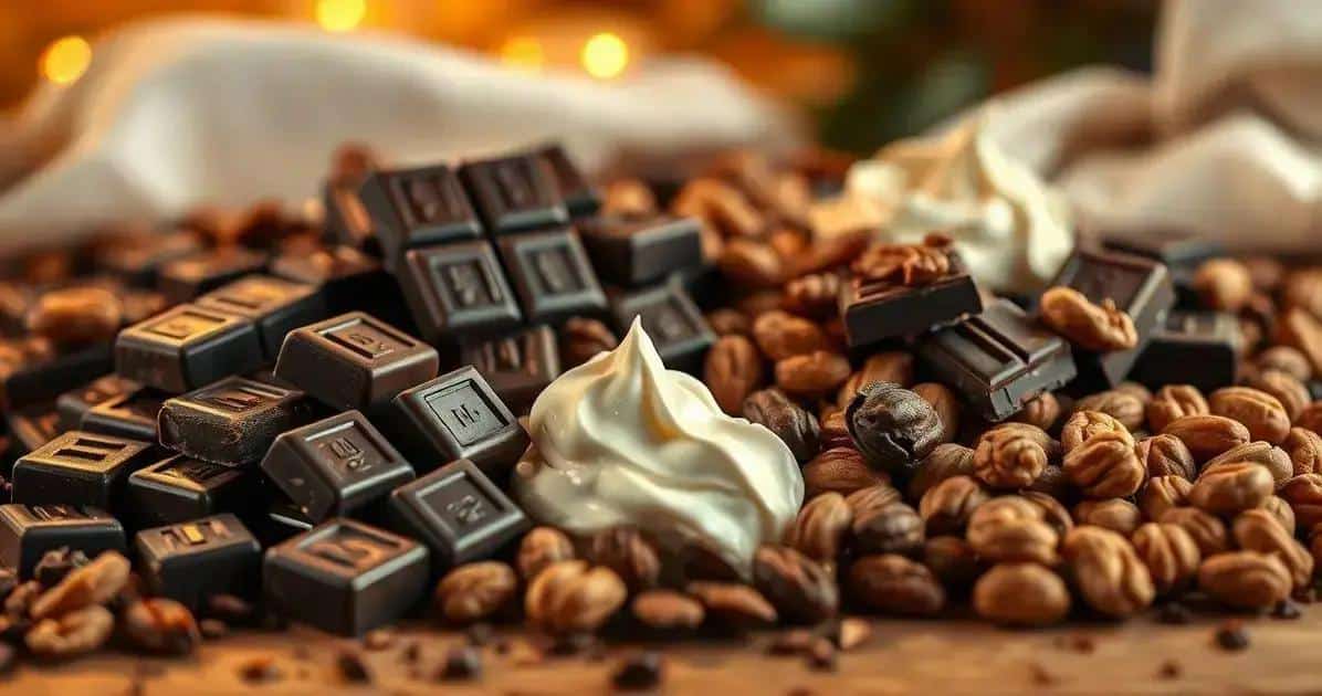Ingredientes para o Presente de Chocolate