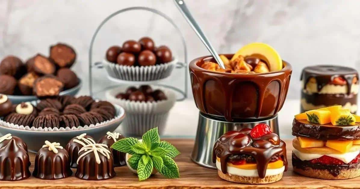 Melhores maneiras de usar o chocolate caseiro brilhante