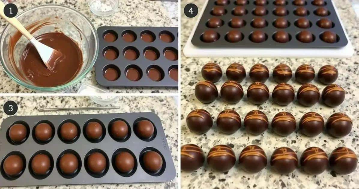 Método de Preparação: Como fazer bombons incríveis Método de Preparação: Como fazer bombons incríveis