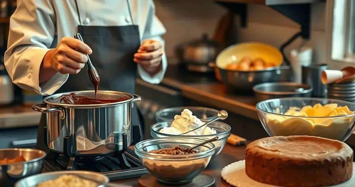 Método de preparação de receitas com chocolate Método de preparação de receitas com chocolate