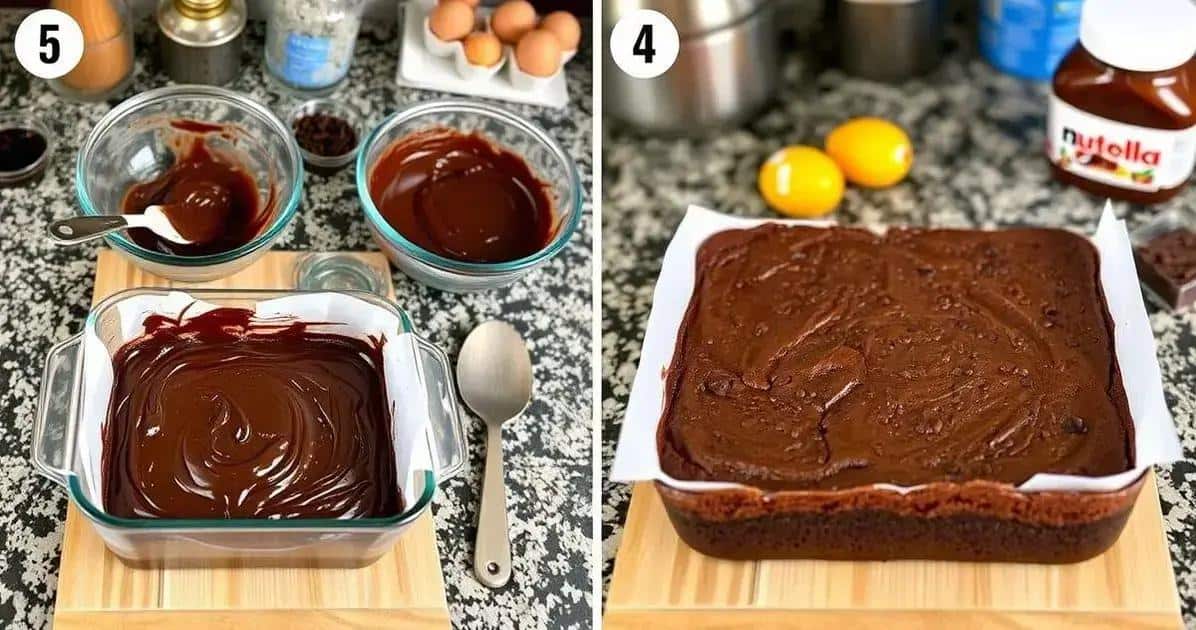 Método de Preparação do Brownie Método de Preparação do Brownie