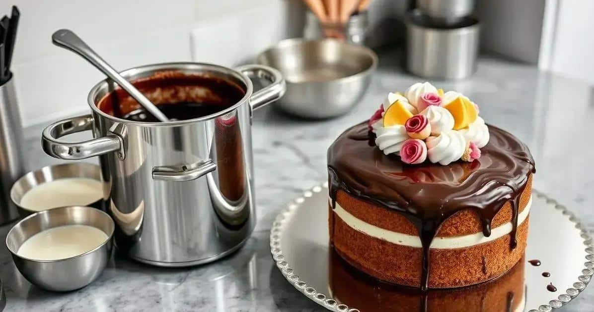 Método de Preparação do Chocolate Derretido