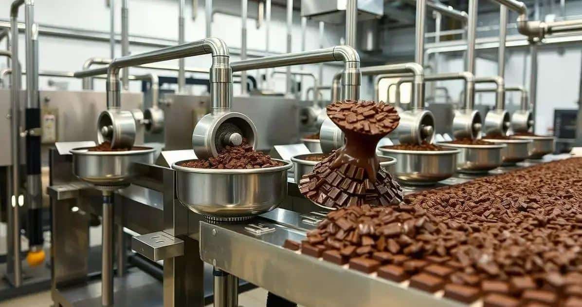 Método de Preparação do Chocolate Industrial Método de Preparação do Chocolate Industrial