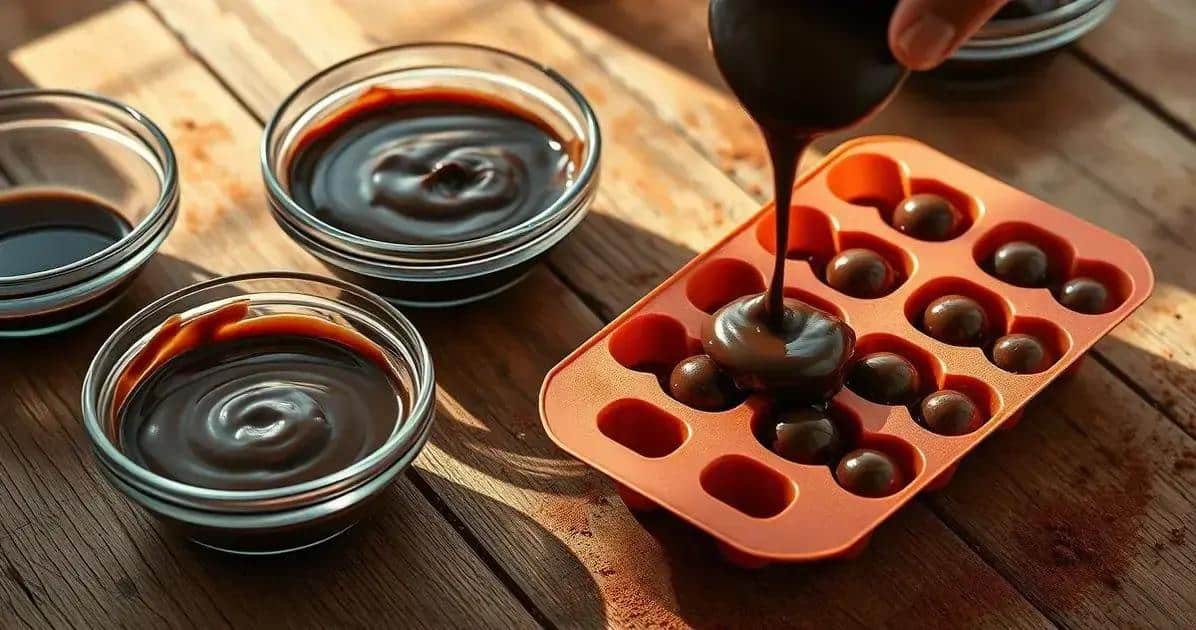 Método de Preparo da Cesta de Chocolate