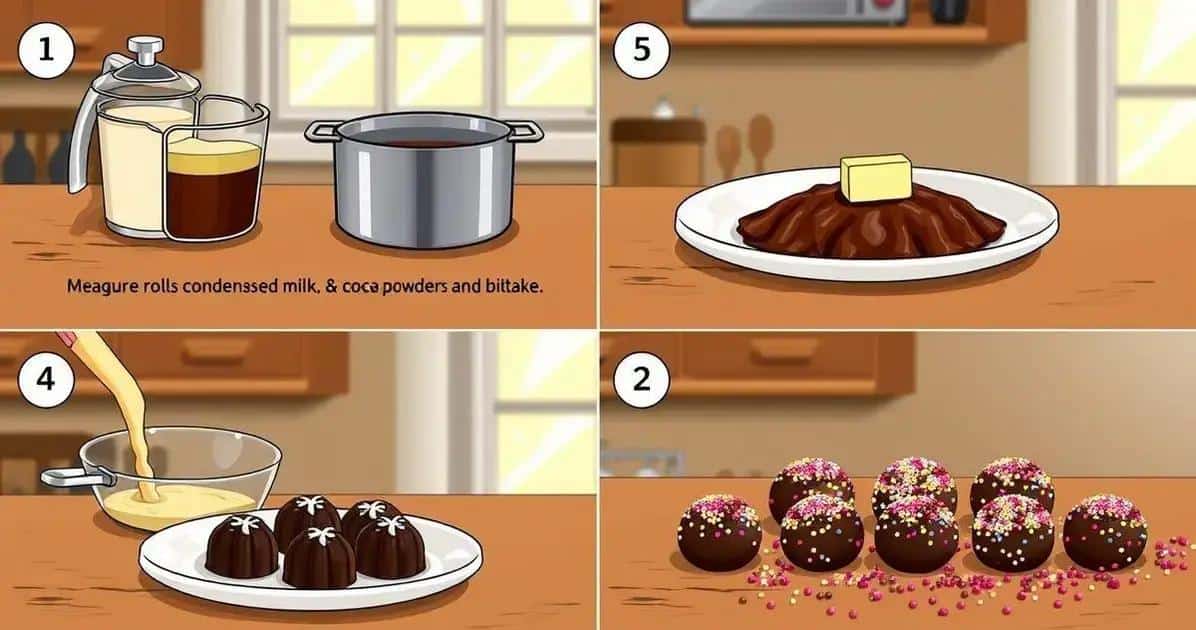 Método de preparo do brigadeiro