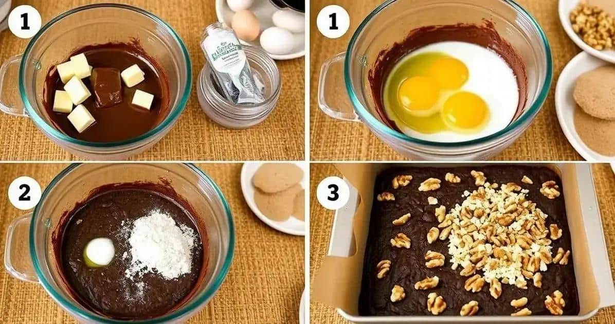 Método de Preparo do Brownie Método de Preparo do Brownie