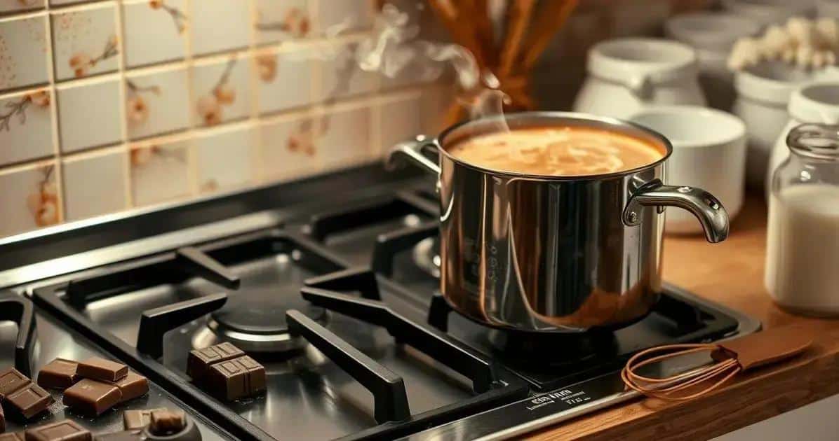 Método de Preparo do Chocolate Quente