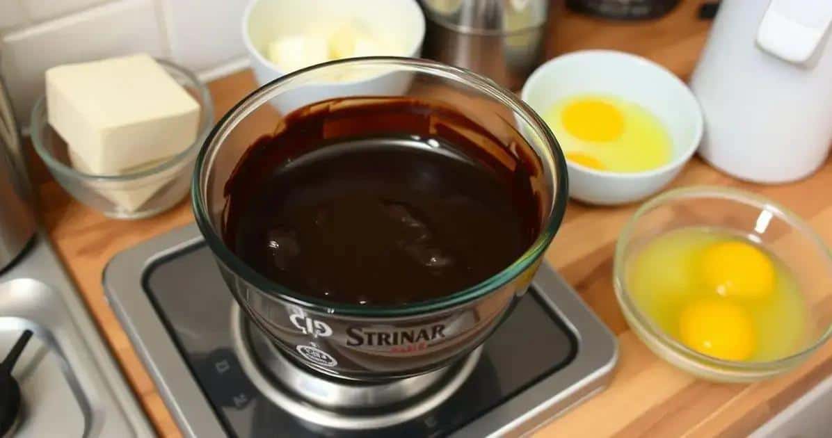 Método de Preparo: Preparando a Base de Chocolate