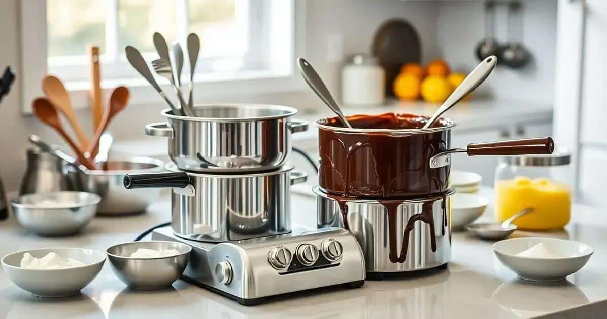 Métodos para derreter chocolate corretamente
