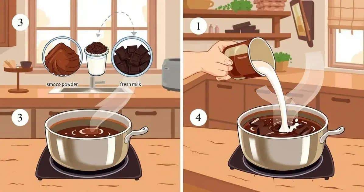 Modo de Preparo do Chocolate Quente