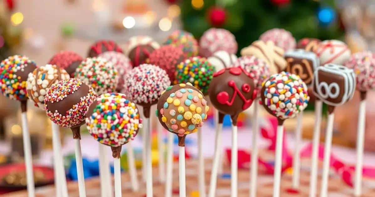 Pirulitos de Chocolate Encantados: Perfeitos para Festas e Presentes