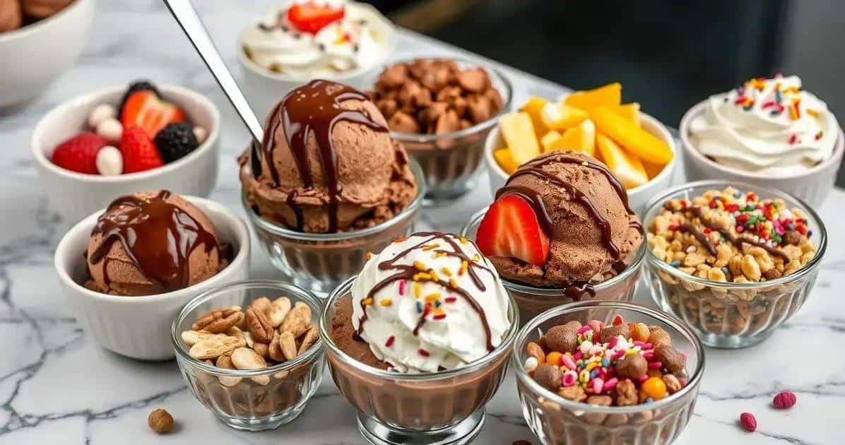Sugestões de Acompanhamentos para Chocolate Gelado
