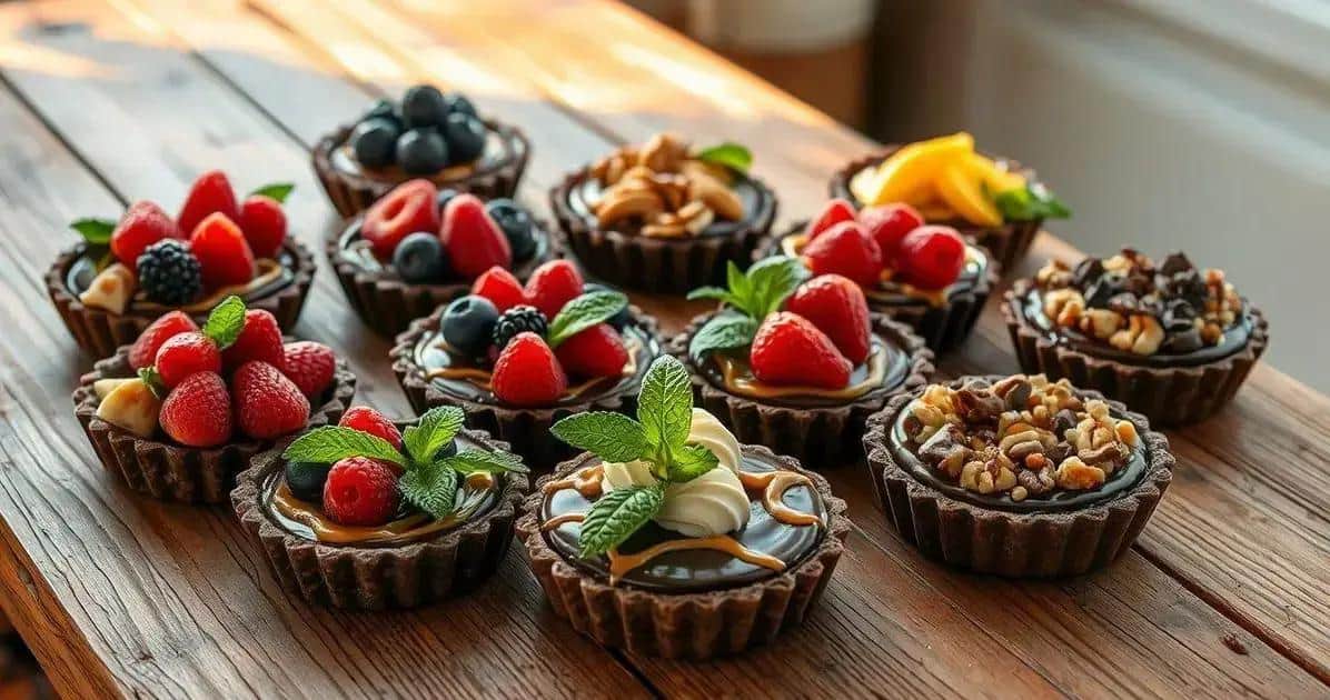 Variações criativas da Receita de Torta de Chocolate