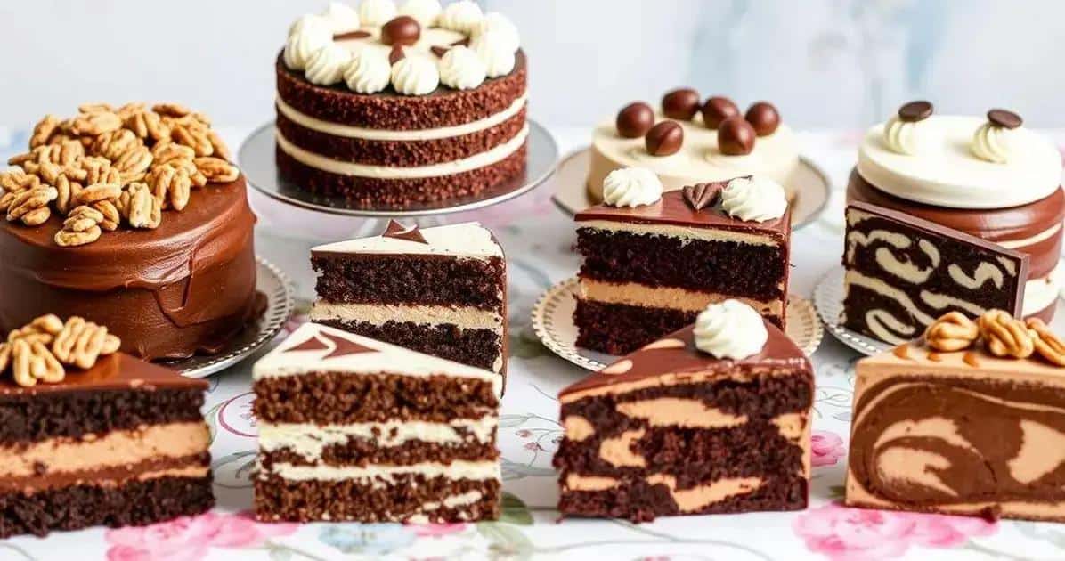 Variações do Bolo de Chocolate