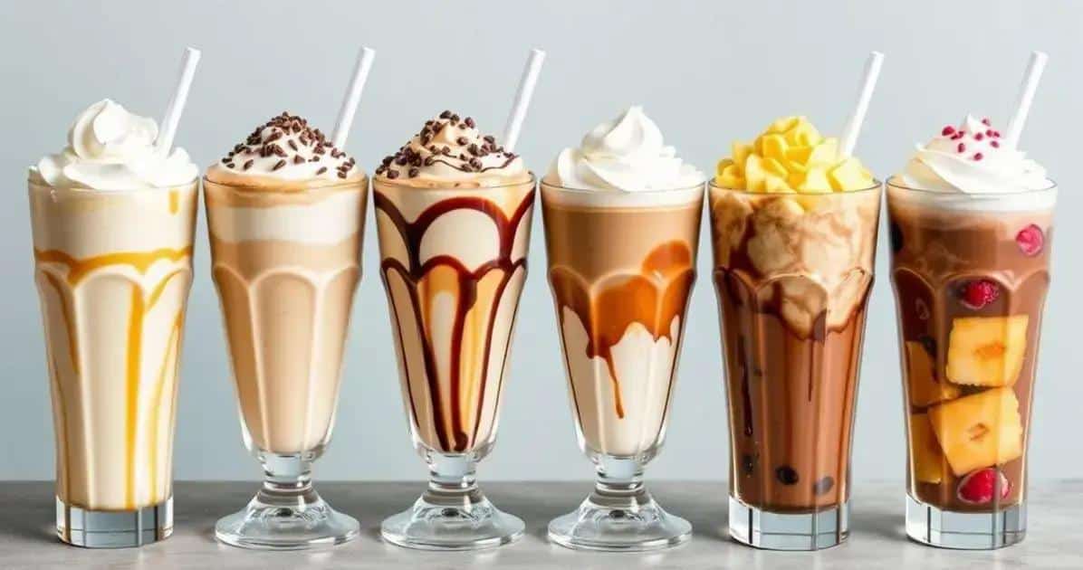 Variações do Frappuccino Caseiro de Chocolate
