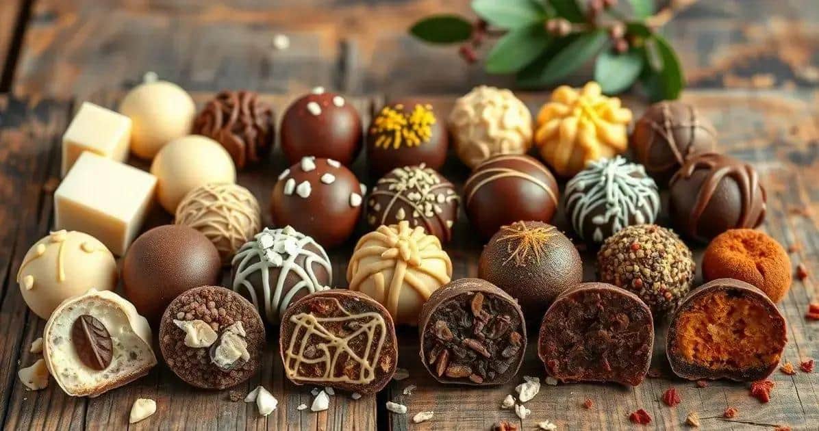Variações na Receita de Trufas Variações na Receita de Trufas