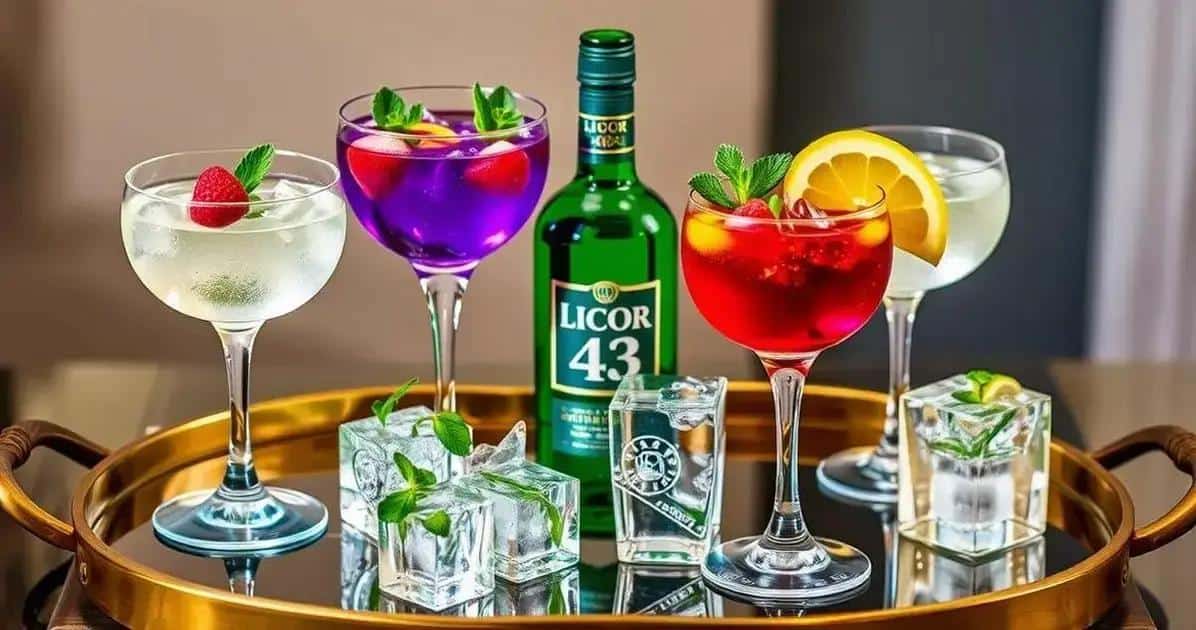 Dicas de Apresentação com Licor 43