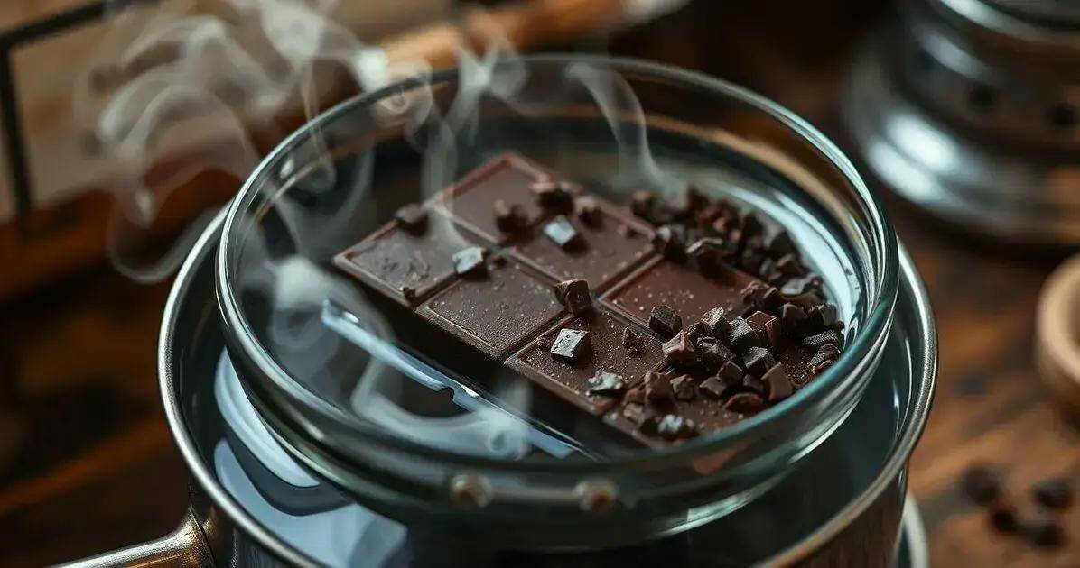 Dicas para Derreter a Barra de Chocolate