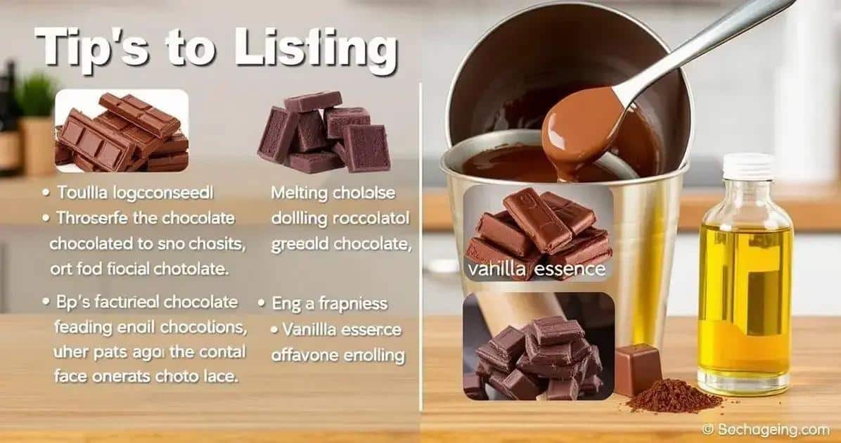 Dicas para Usar Chocolate Fracionado
