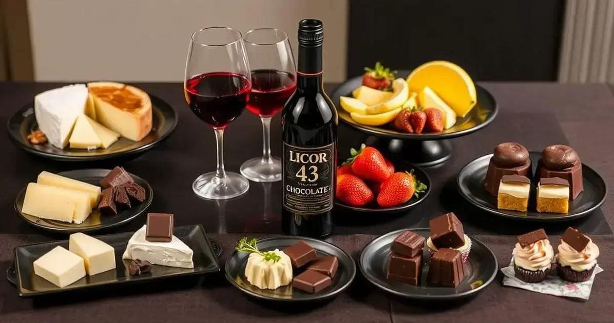Harmonização do Licor 43 Chocolate