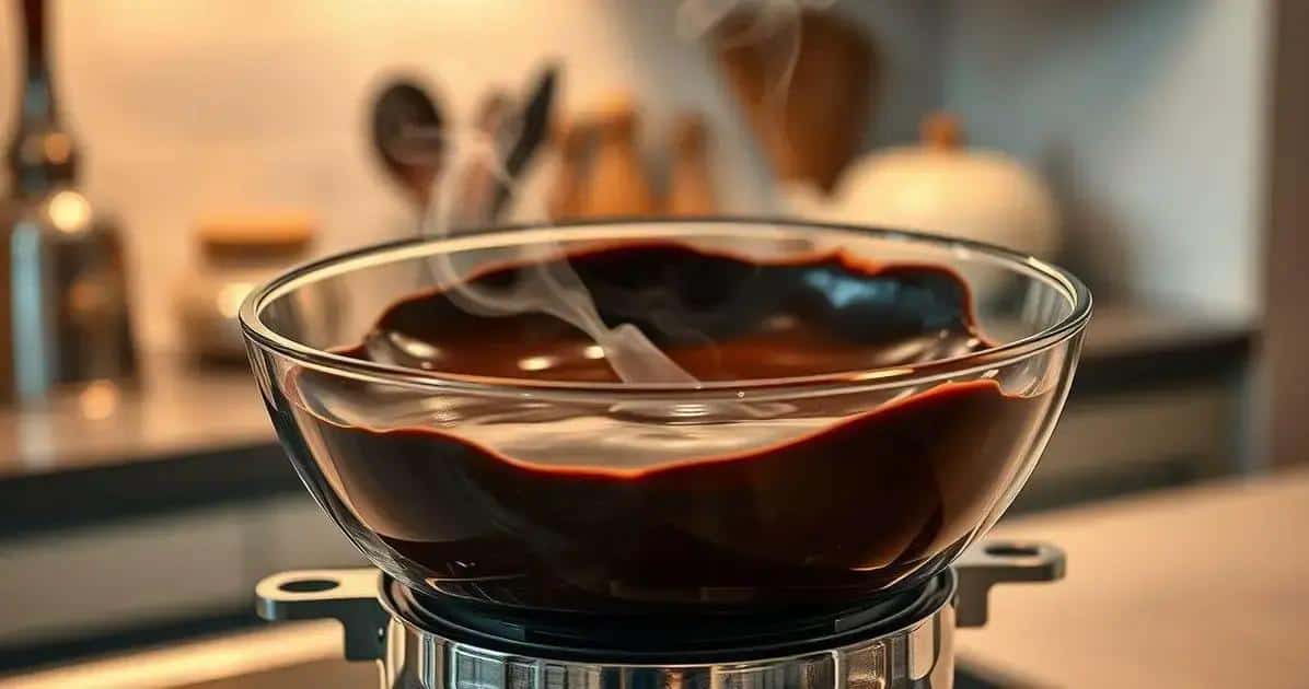 Método de Preparação: Derretendo o Chocolate Nobre