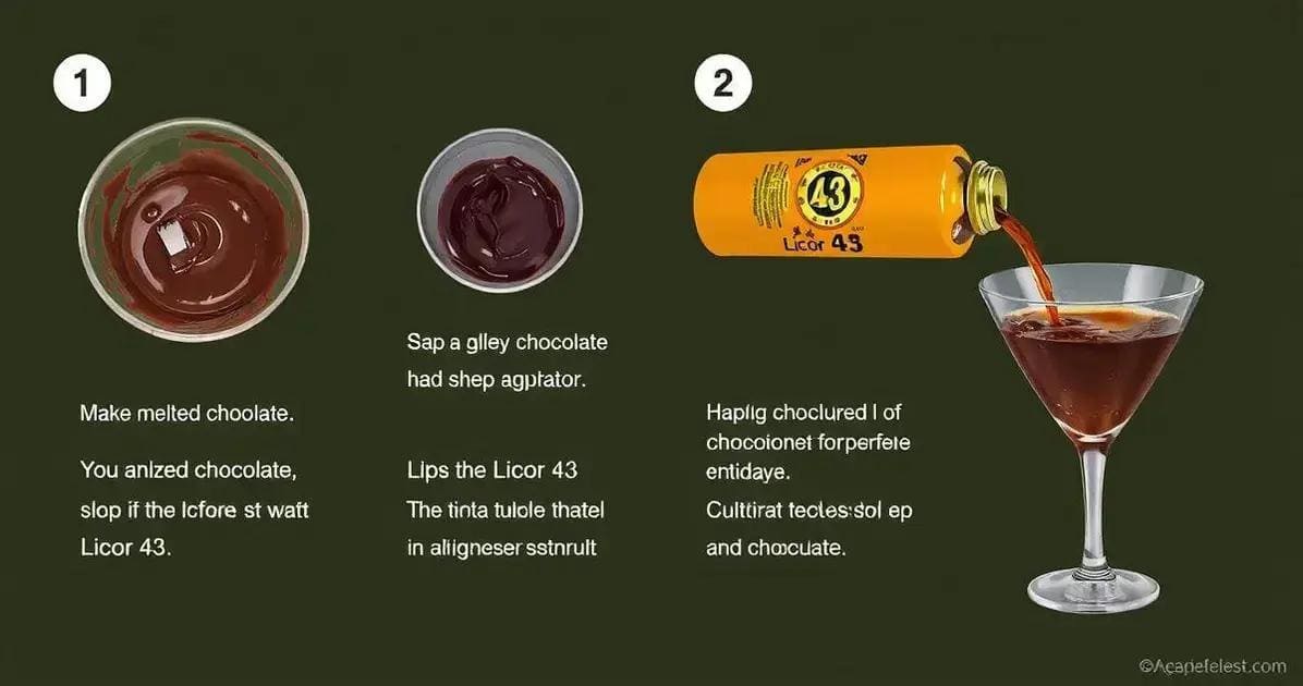 Método de Preparação do Licor 43 Chocolate