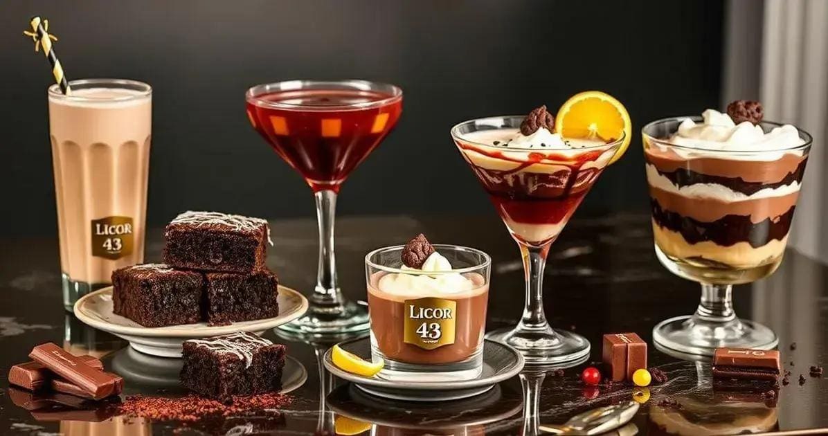 Receitas com Licor 43 Chocolate