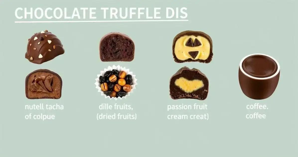 Sugestões de Recheios para Trufas de Chocolate