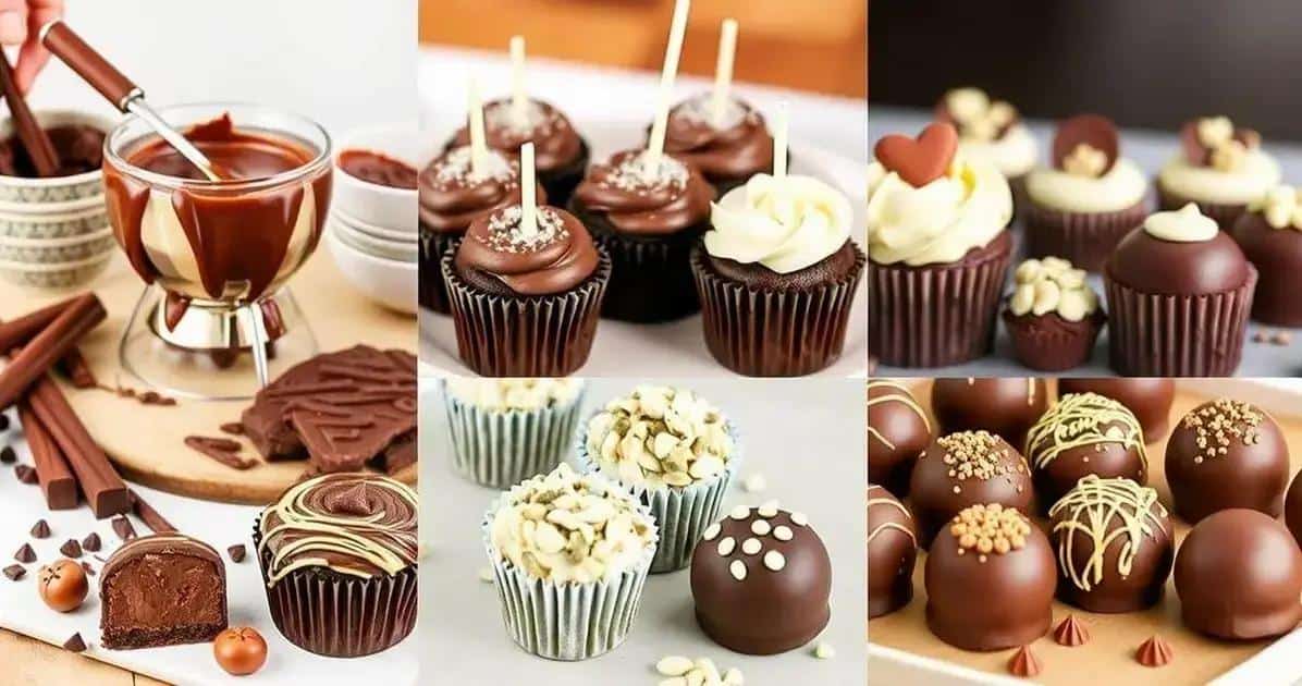 Usos Criativos do Chocolate Fracionado Usos Criativos do Chocolate Fracionado