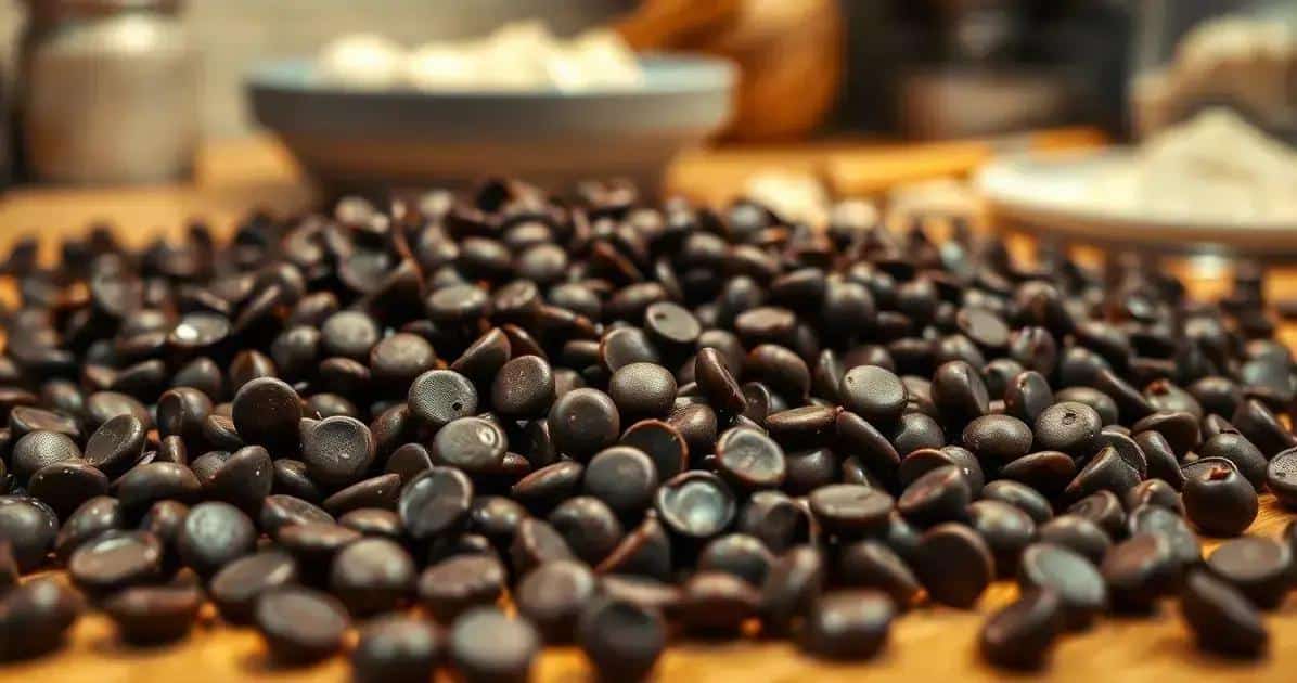 Chips Crocantes: Chocolate Ultra-Fino para Snacks ou Decoração
