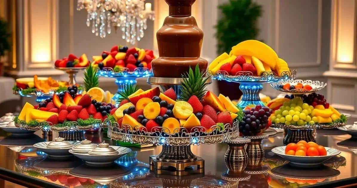 Como Decorar a Sua Cascata de Chocolate