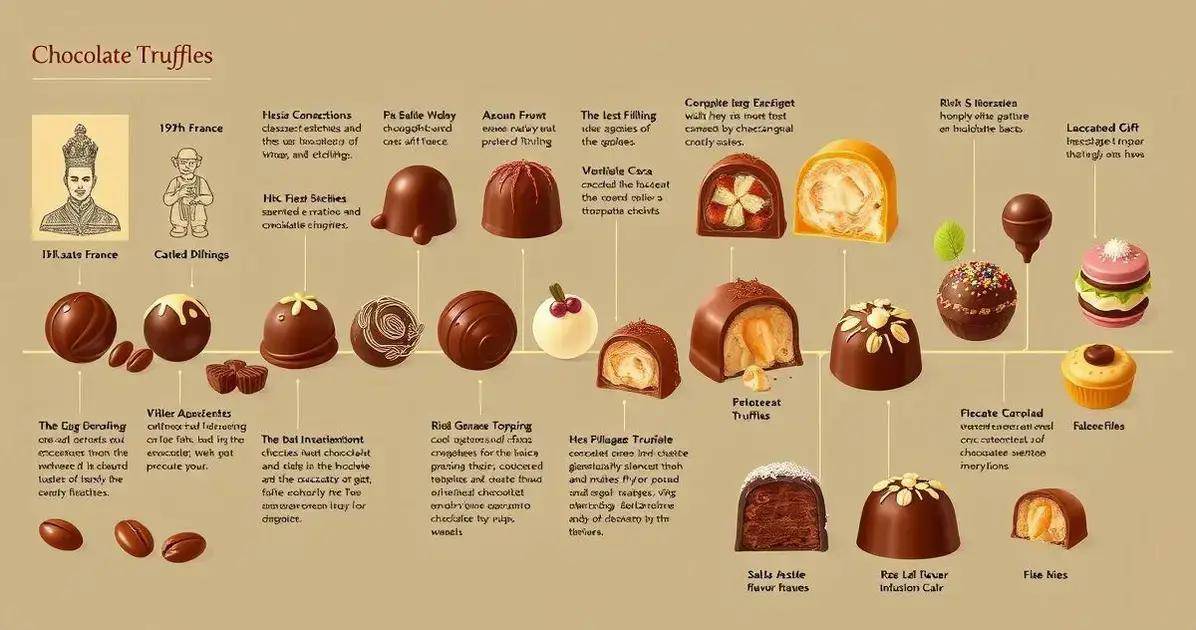 Curiosidades sobre a Origem das Trufas de Chocolate