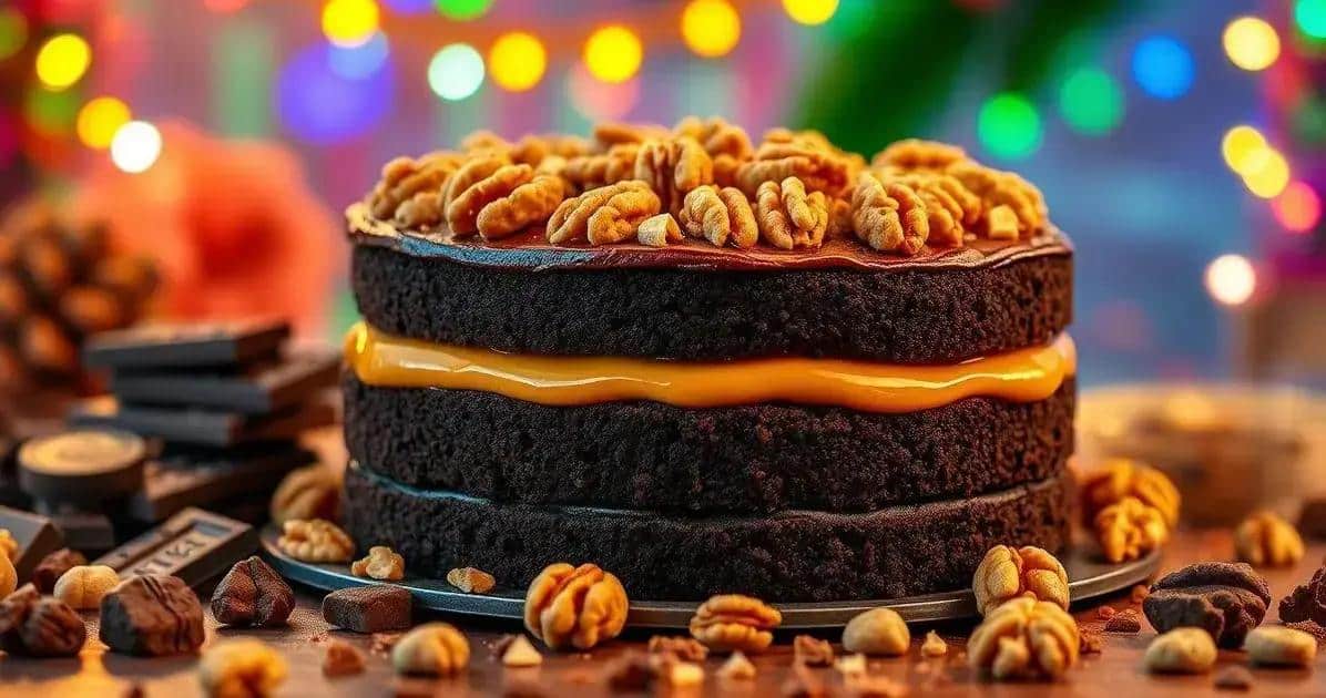 Curiosidades sobre o Bolo de Chocolate com Doce de Leite e Nozes