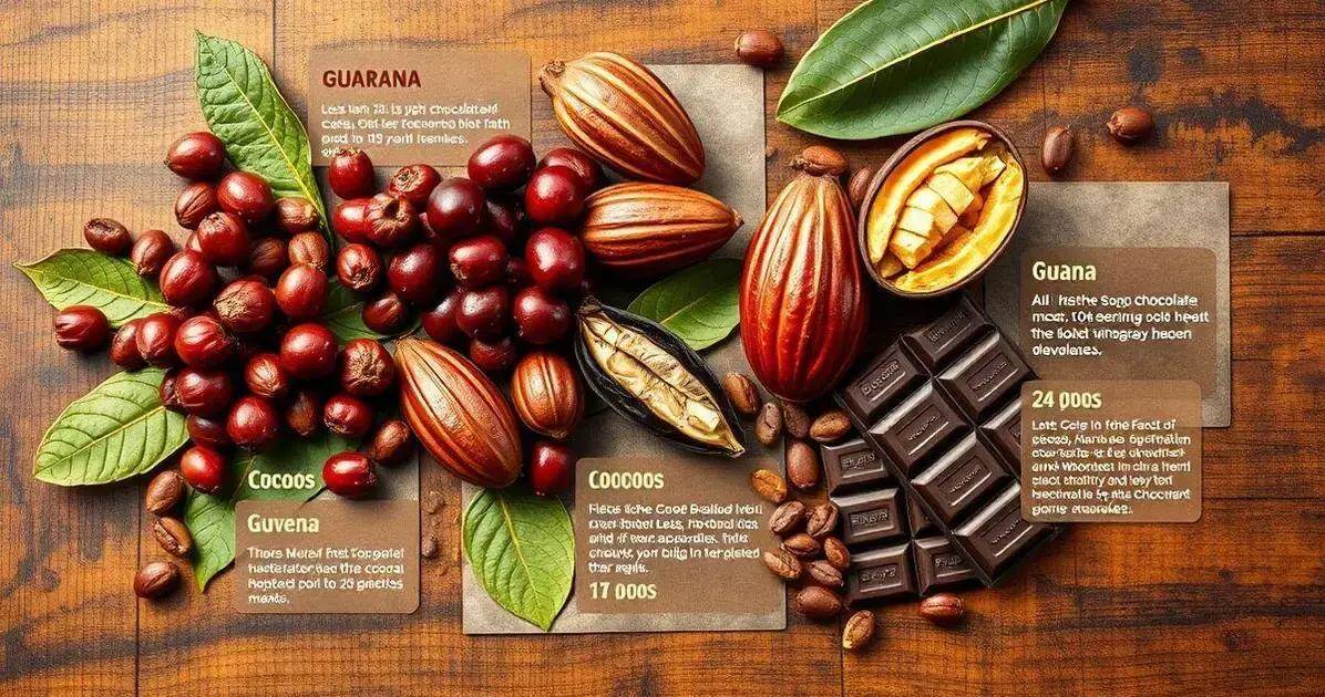 Curiosidades sobre o Guaraná e o Chocolate Curiosidades sobre o Guaraná e o Chocolate