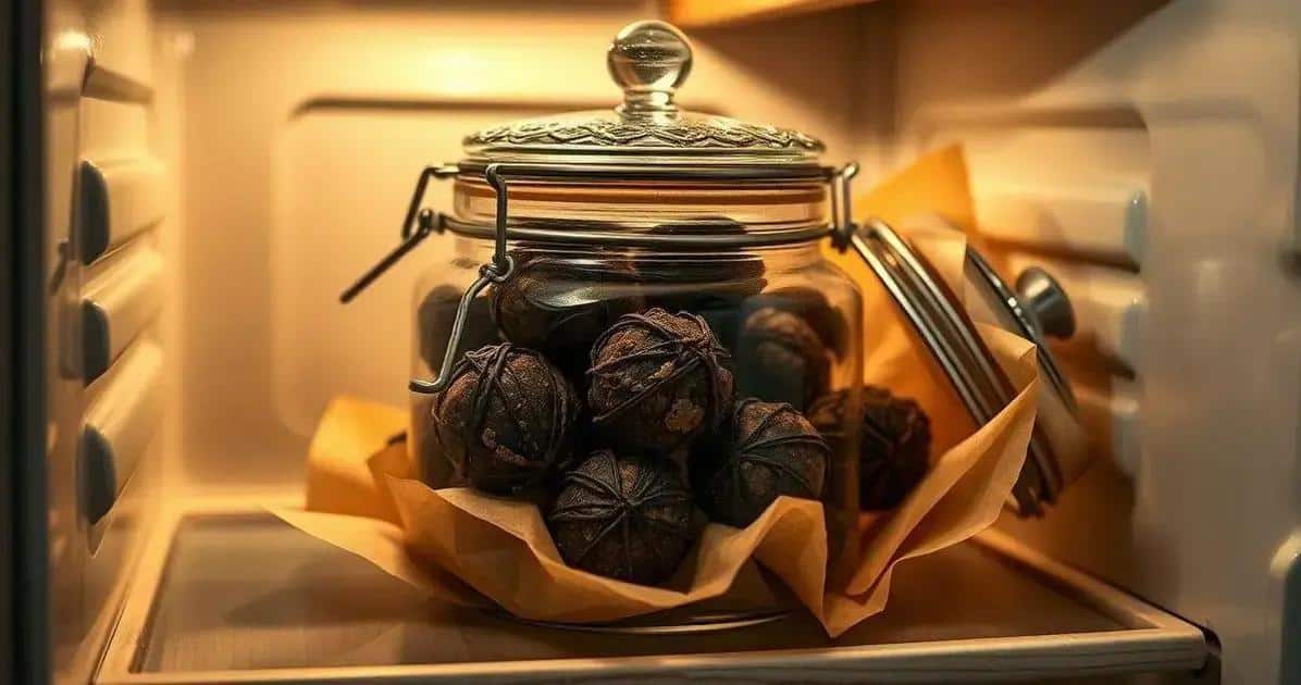 Dicas para Armazenar suas Trufas