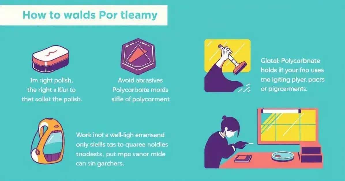 Dicas para Polir Moldes de Policarbonato Efetivamente