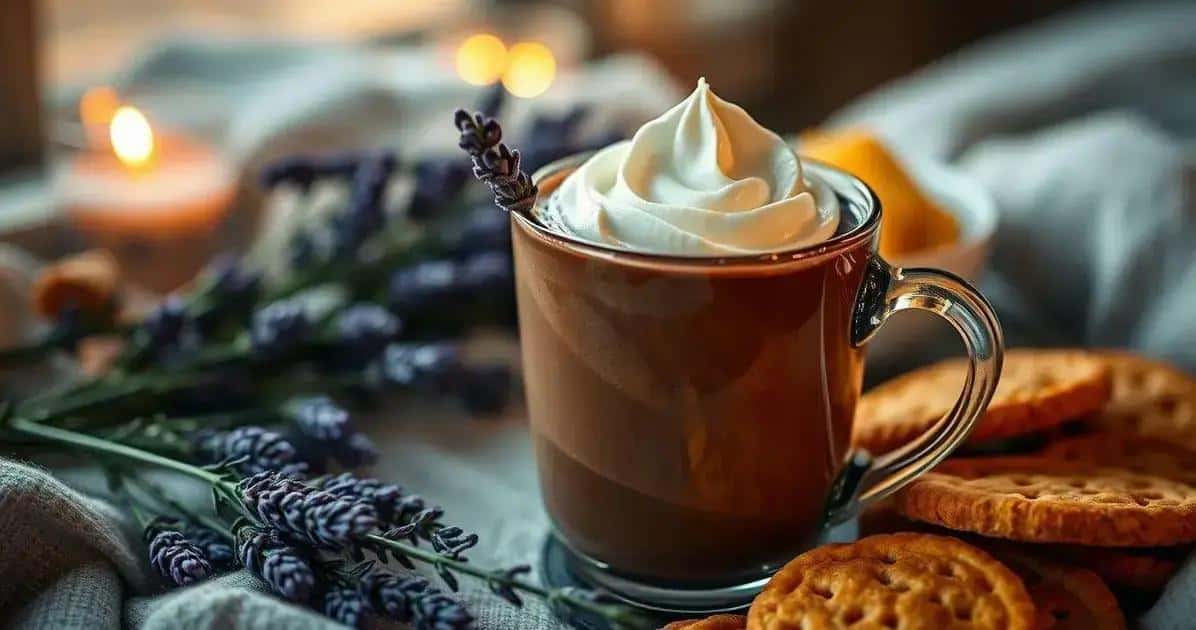 Dicas para Servir o Chocolate Quente com Lavanda