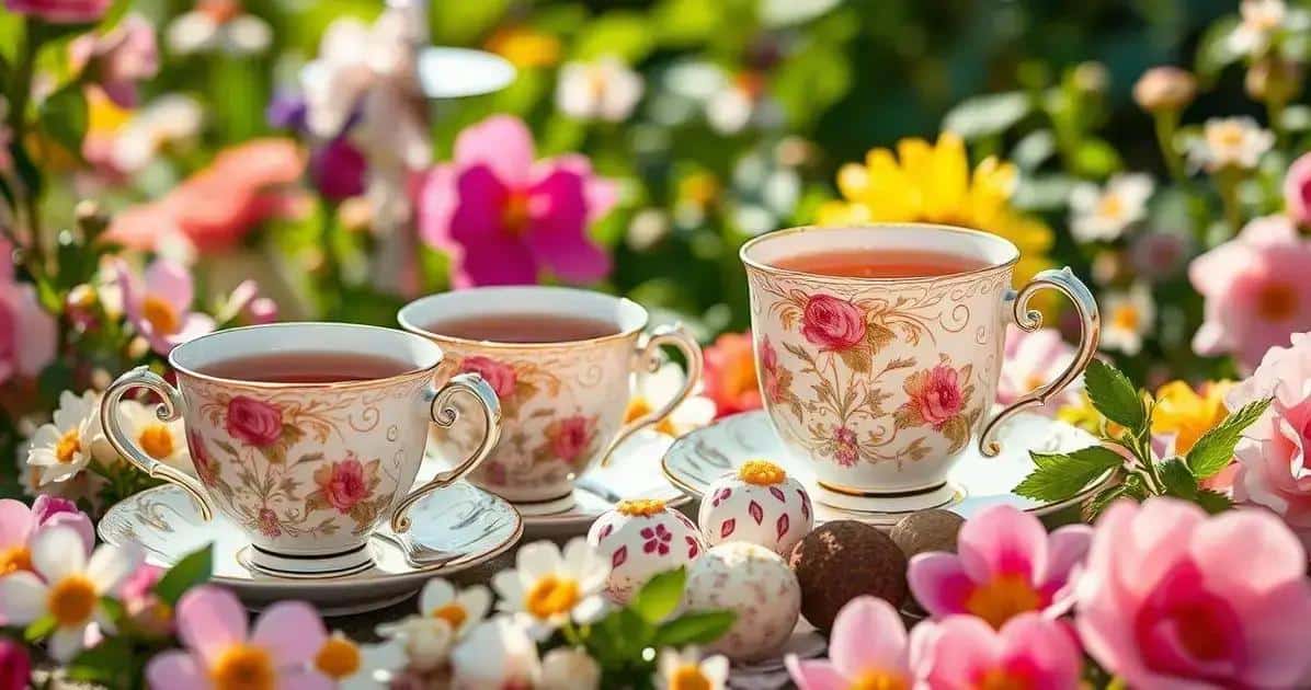 Harmonização Perfeita para Chás Florais